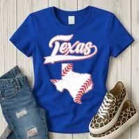 Texas State Baseball Fan Women's T-Shirt thumb 3