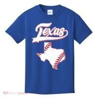 Texas State Baseball Fan Kids T-Shirt thumb 0