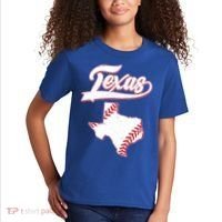 Texas State Baseball Fan Kids T-Shirt thumb 2