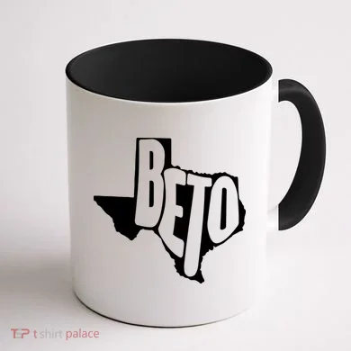 Texas State Beto For Senate Coffee Mug back