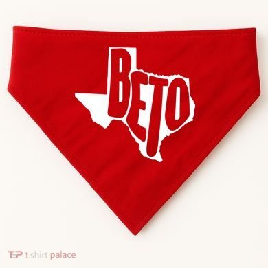 Texas State Beto For Senate USA-Made Doggie Bandana