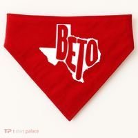 Texas State Beto For Senate USA-Made Doggie Bandana thumb 0