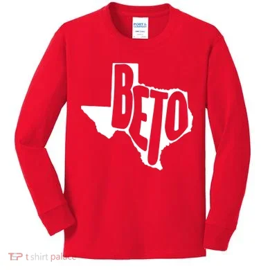 Texas State Beto For Senate Kids Long Sleeve Shirt