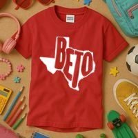 Texas State Beto For Senate Kids T-Shirt thumb 3