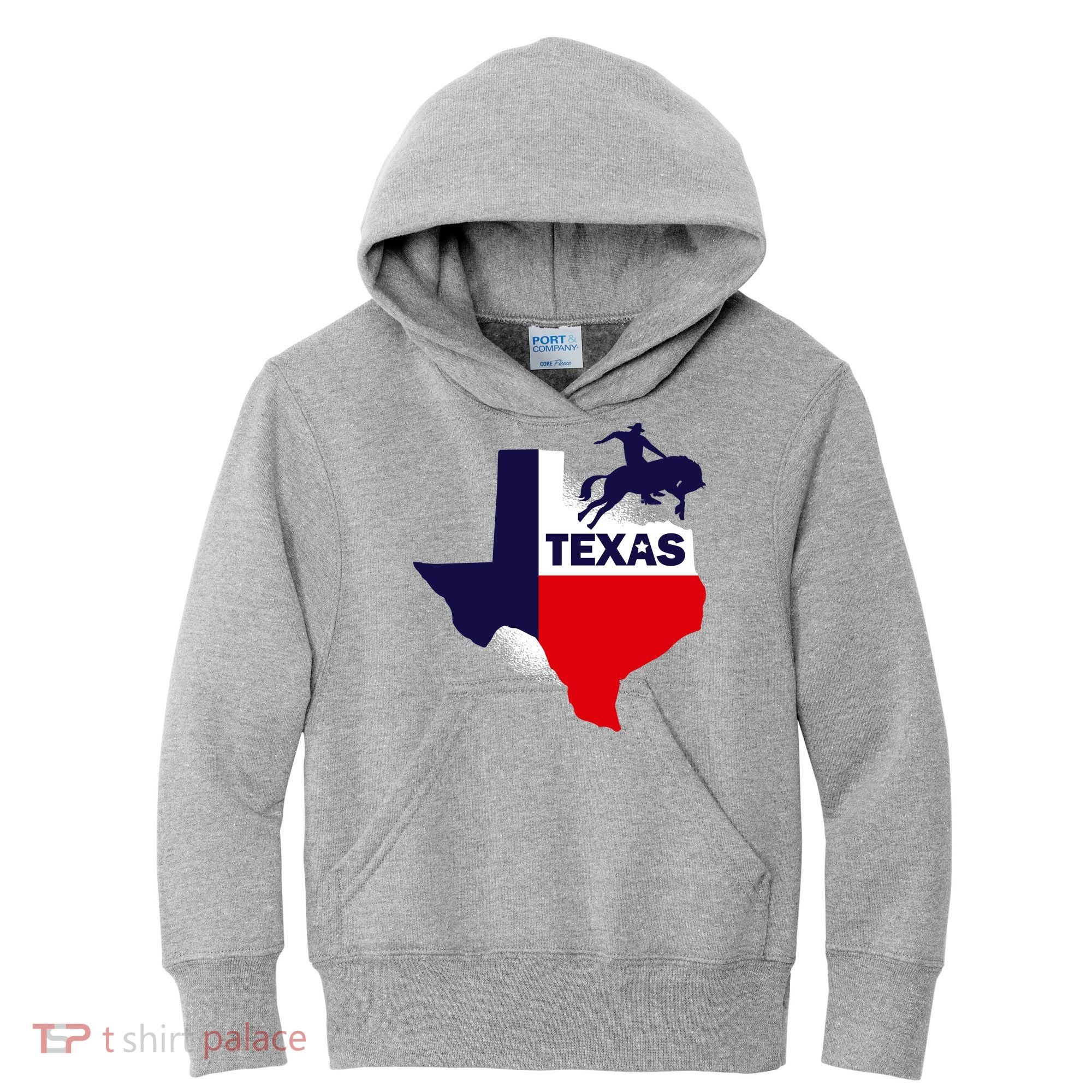 Texas State Cowboy Kids Hoodie