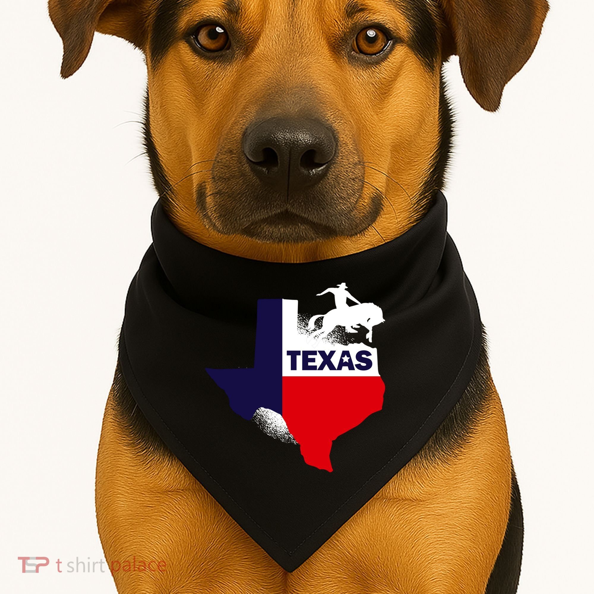 Texas State Cowboy USA-Made Doggie Bandana