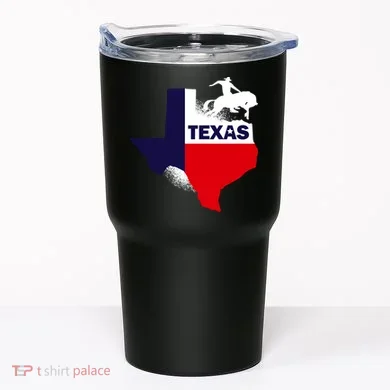 Texas State Cowboy Tumbler