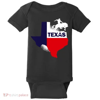 Texas State Cowboy Baby Bodysuit