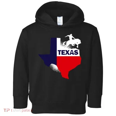Texas State Cowboy Toddler Hoodie