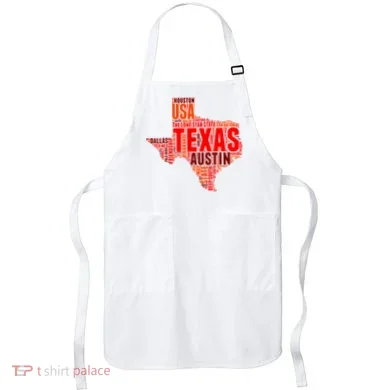 Texas State Word Map Apron