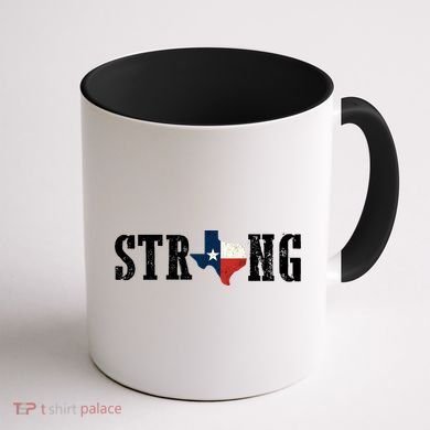 Texas Strong Coffee Mug back