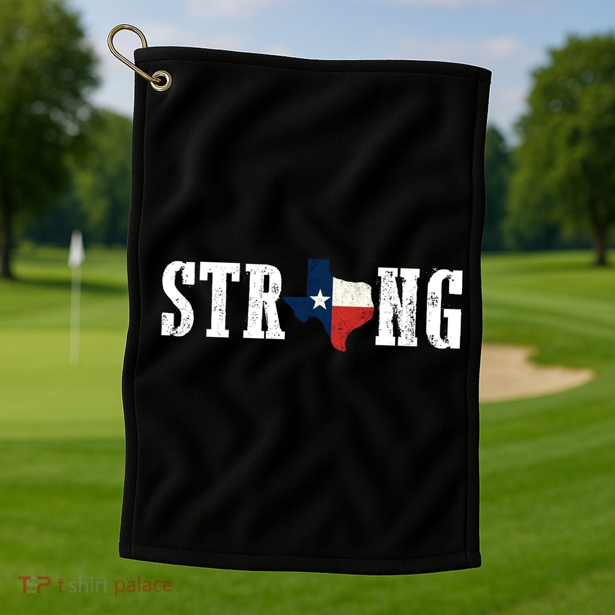 Texas Strong Golf Towel