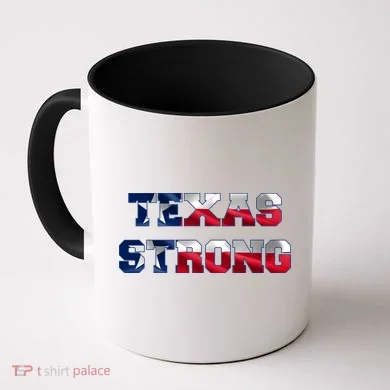 Texas Strong Flag Hurricane Harvey Aid Coffee Mug
