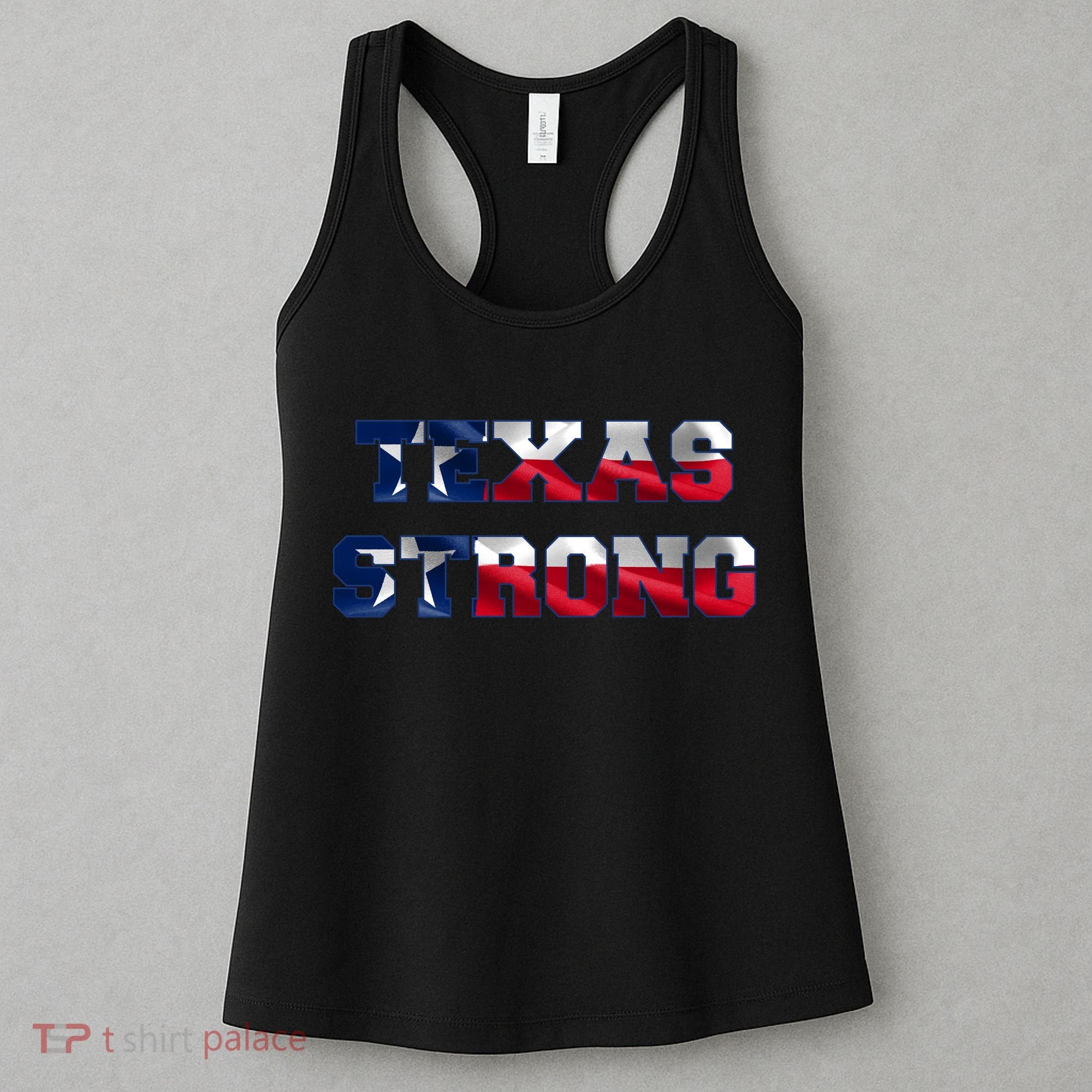 Texas Strong Flag Hurricane Harvey Aid Women's Tank Top