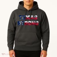 Texas Strong Flag Hurricane Harvey Aid Hoodie thumb 2