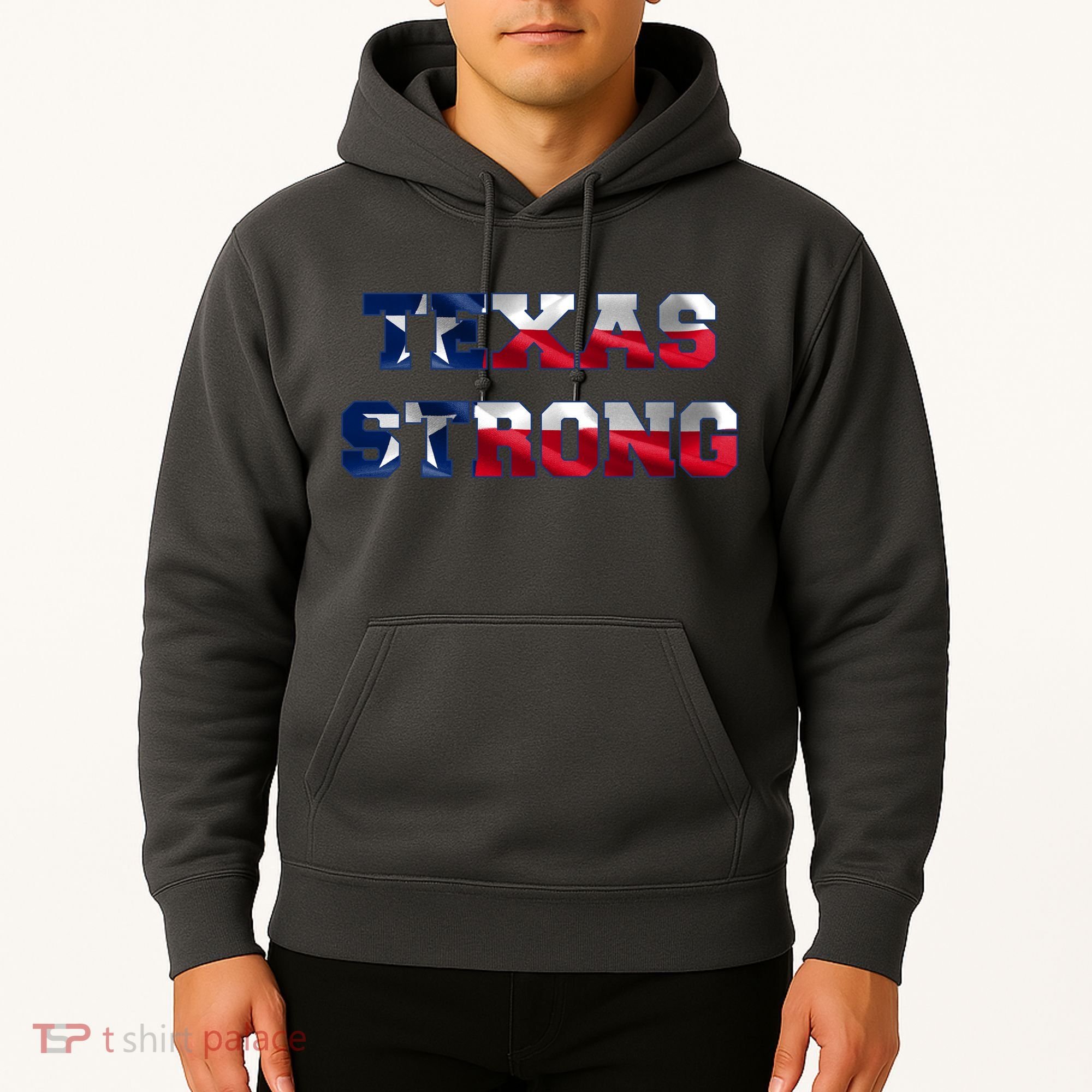 Texas Strong Flag Hurricane Harvey Aid Hoodie