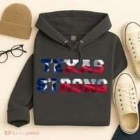 Texas Strong Flag Hurricane Harvey Aid Hoodie thumb 4