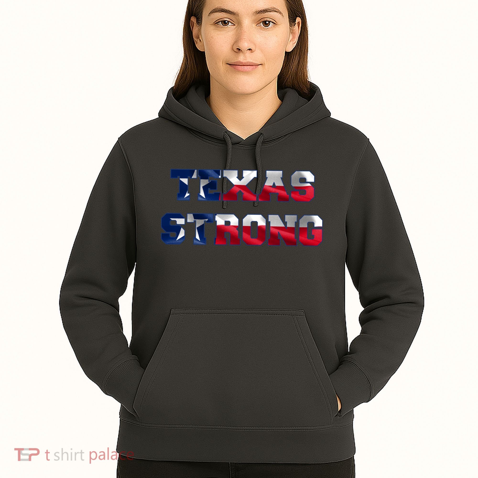 Texas Strong Flag Hurricane Harvey Aid Hoodie