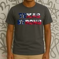 Texas Strong Flag Hurricane Harvey Aid T-Shirt thumb 3