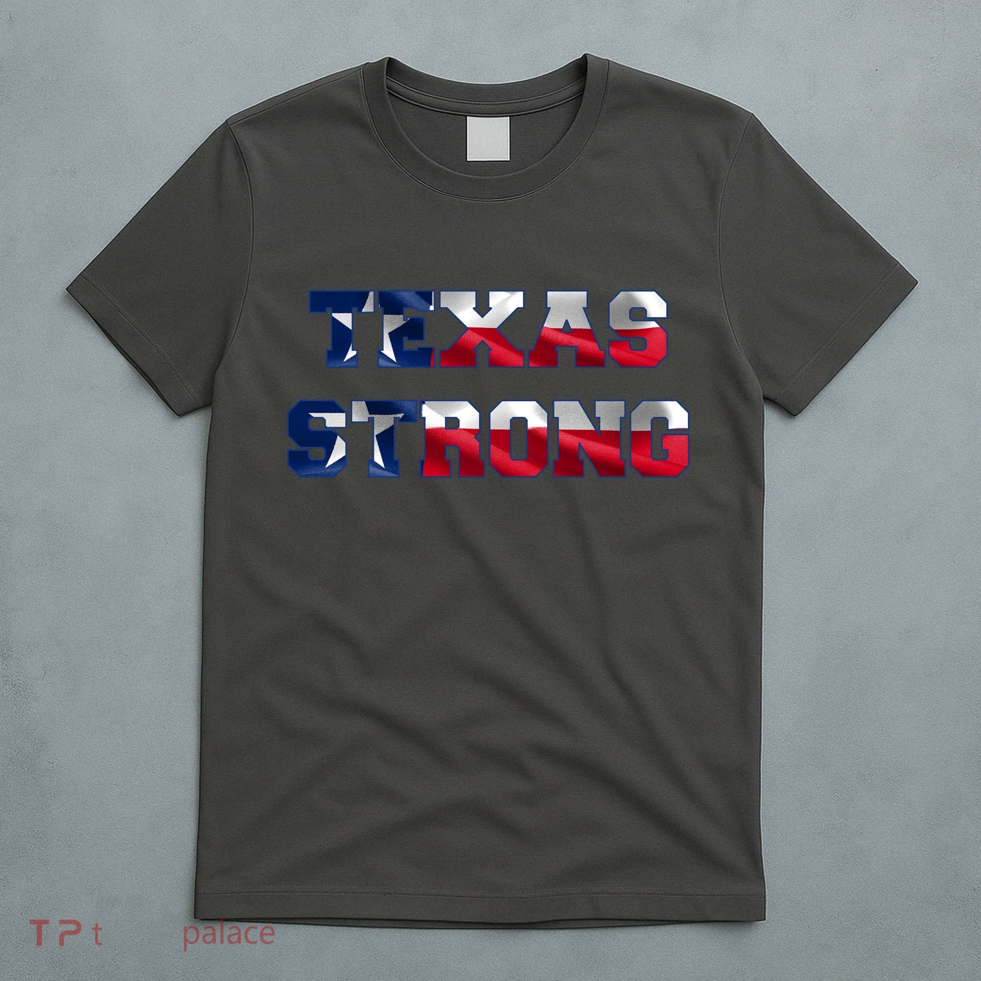 Texas Strong Flag Hurricane Harvey Aid T-Shirt