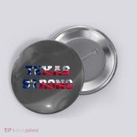 Texas Strong Flag Hurricane Harvey Aid Button thumb 0