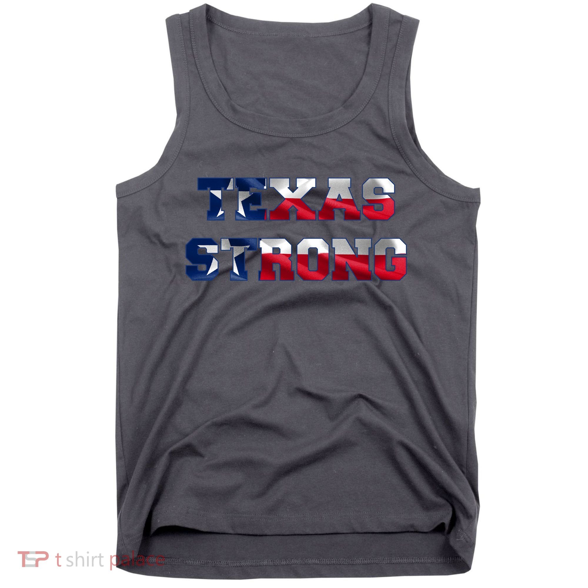 Texas Strong Flag Hurricane Harvey Aid Tank Top