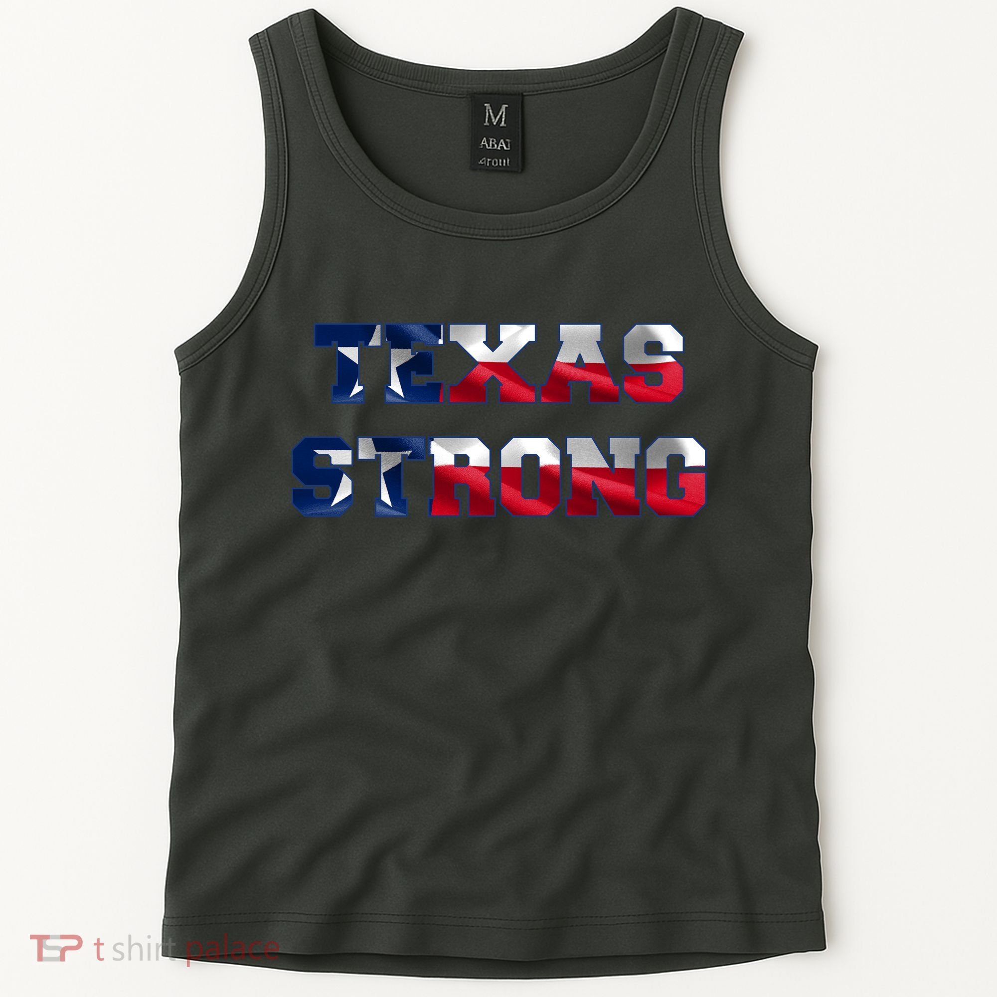 Texas Strong Flag Hurricane Harvey Aid Tank Top