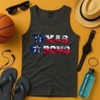 Texas Strong Flag Hurricane Harvey Aid Tank Top thumb 4