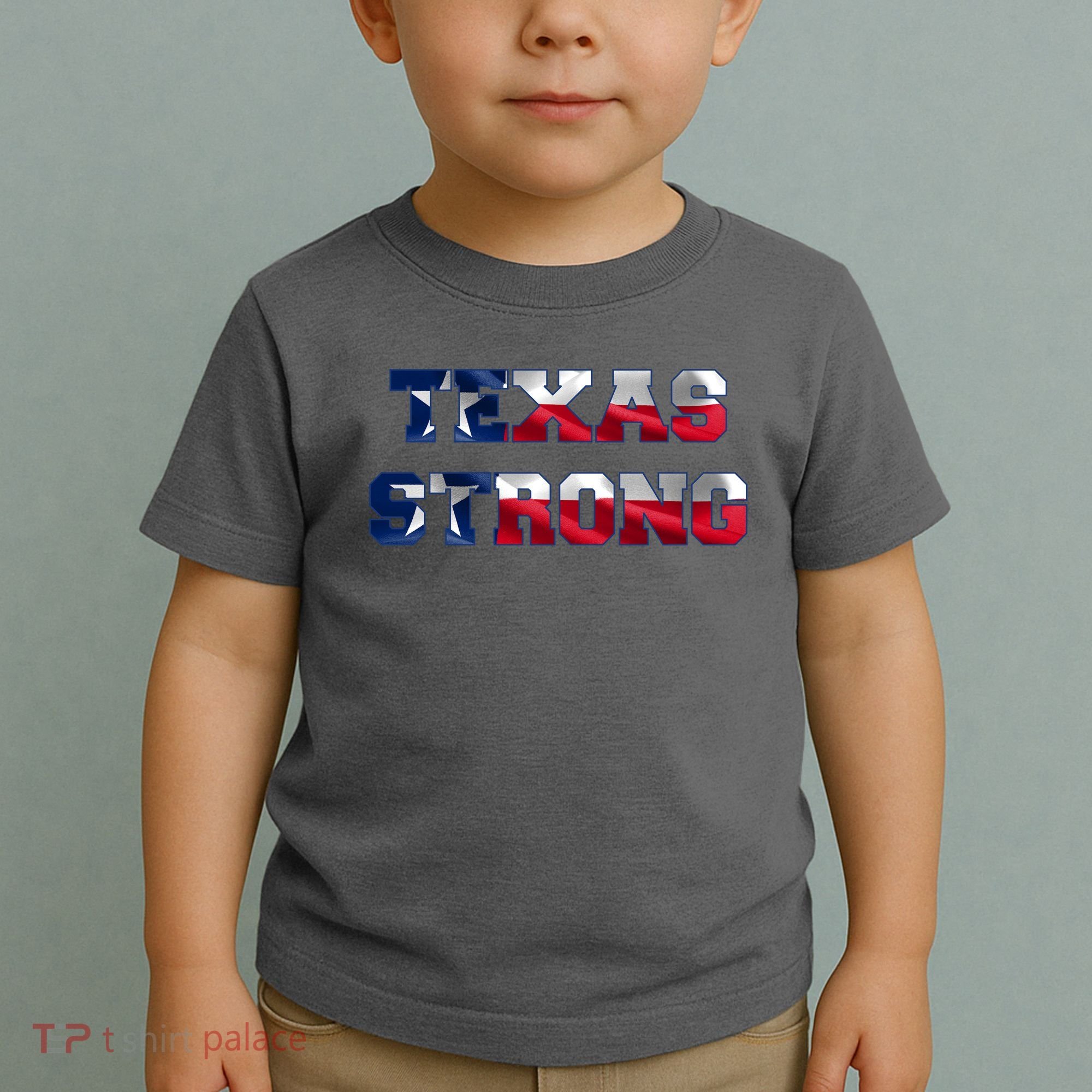 Texas Strong Flag Hurricane Harvey Aid Toddler T-Shirt