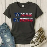 Texas Strong Flag Hurricane Harvey Aid Women's T-Shirt thumb 3