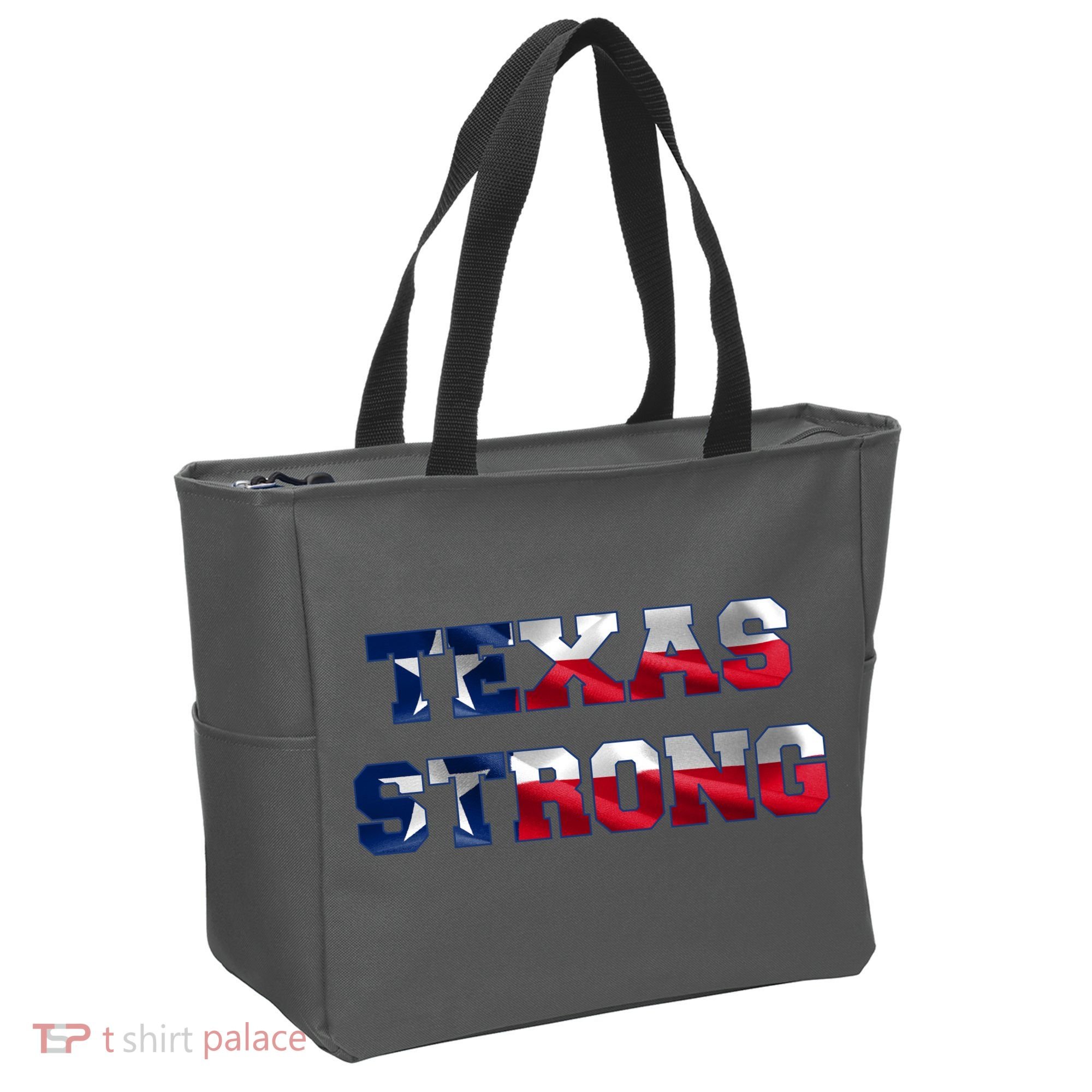 Texas Strong Flag Hurricane Harvey Aid Tote Bag