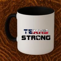 Texas Strong State Flag Logo Coffee Mug thumb 2