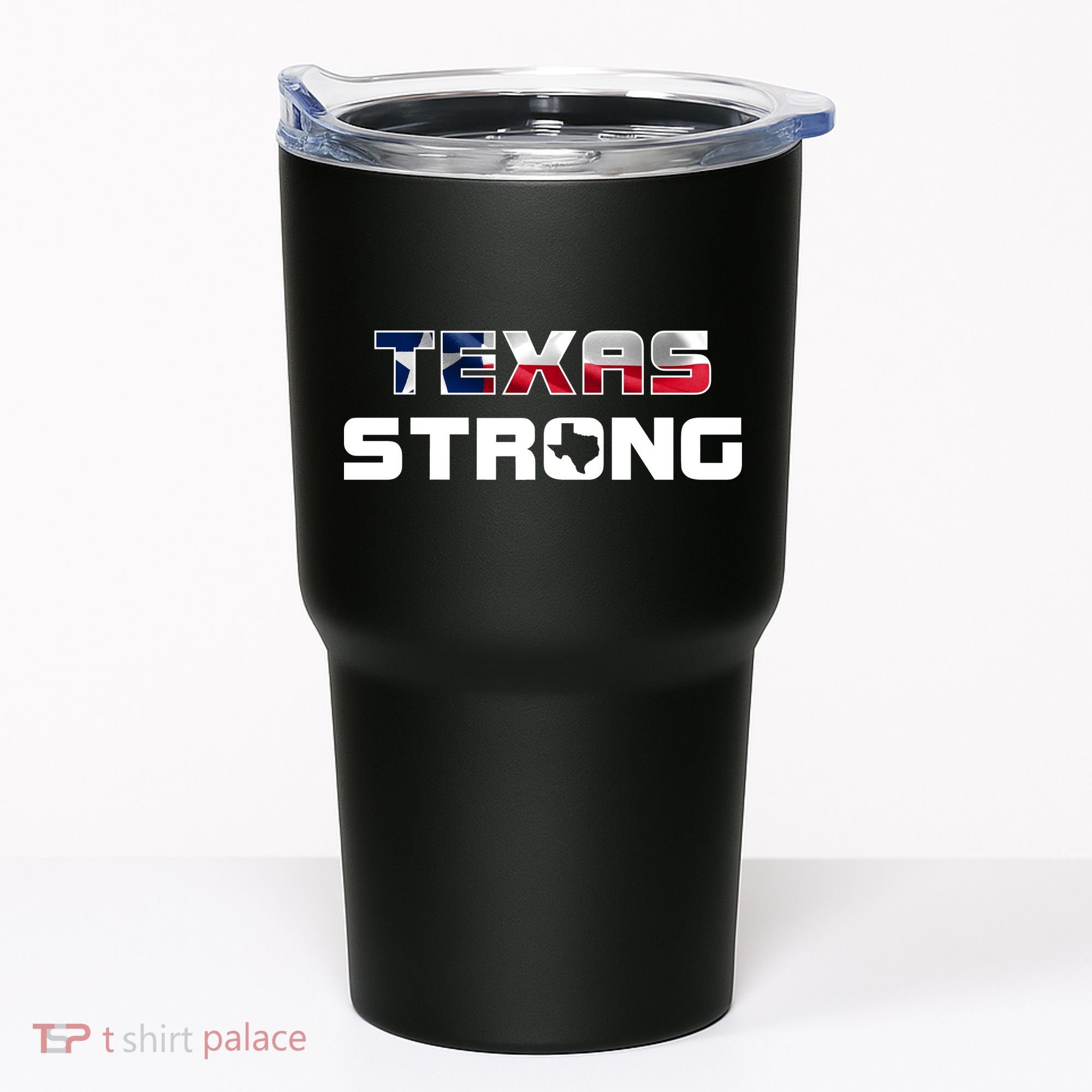Texas Strong State Flag Logo Tumbler