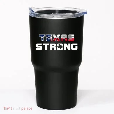 Texas Strong State Flag Logo Tumbler