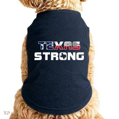 Texas Strong State Flag Logo Doggie Tank