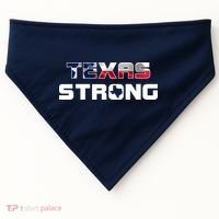 Texas Strong State Flag Logo USA-Made Doggie Bandana thumb 0