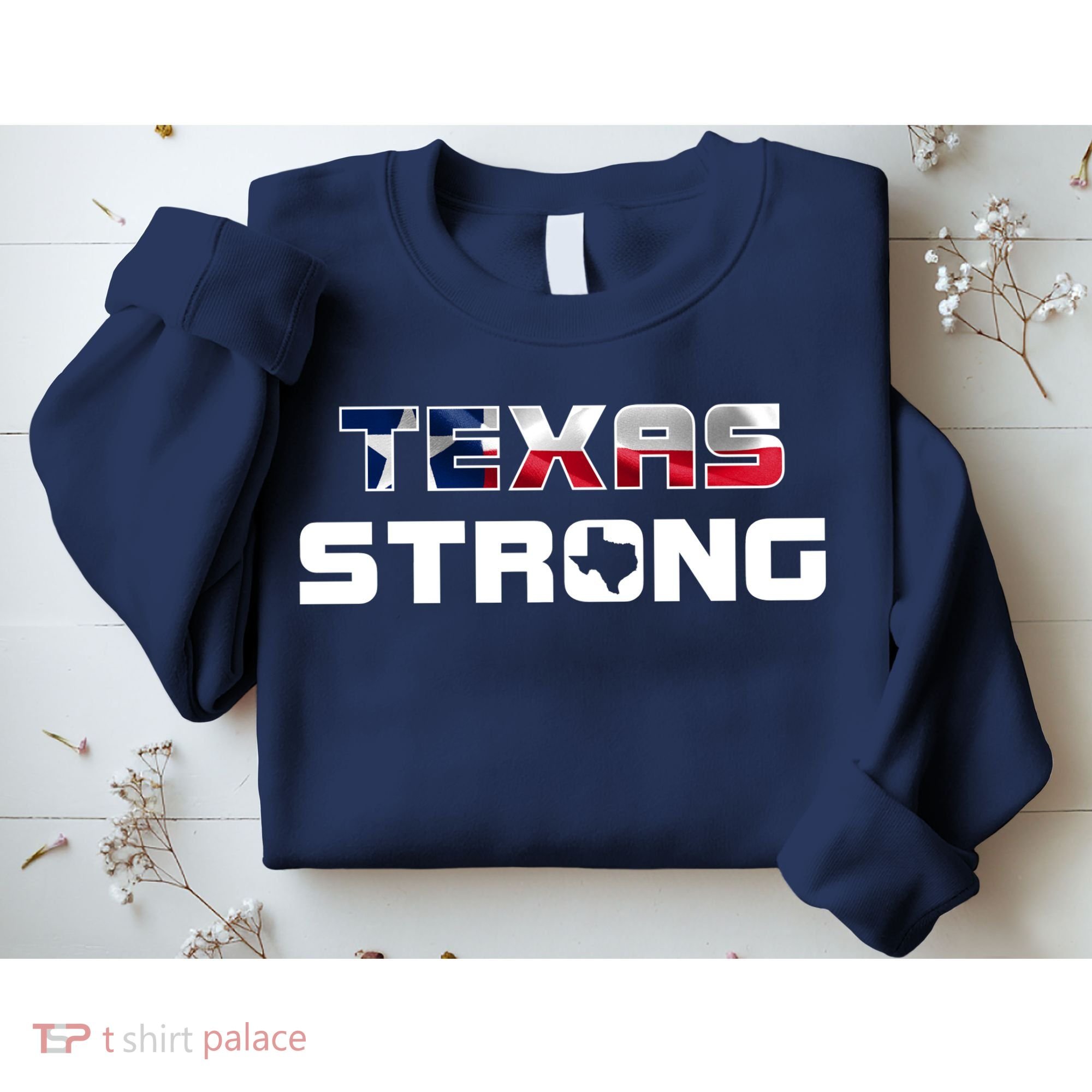 Texas Strong State Flag Logo Sweatshirt