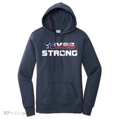 Texas Strong State Flag Logo Women's Hoodie