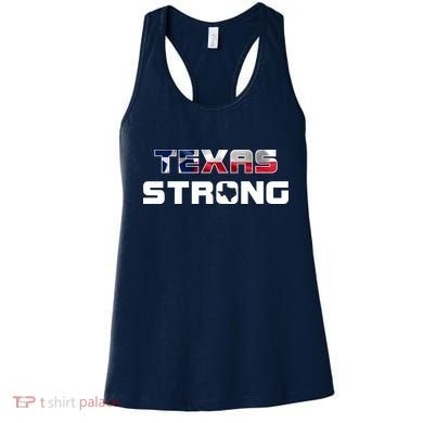 Texas Strong State Flag Logo Women's Tank Top
