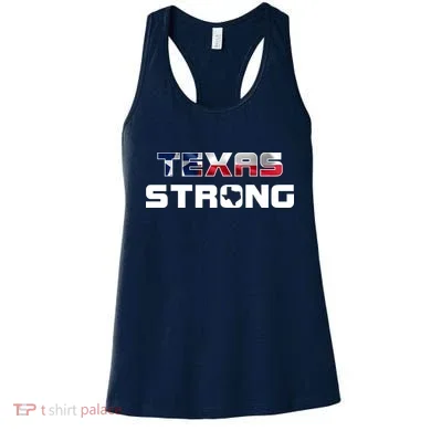 Texas Strong State Flag Logo Women's Tank Top