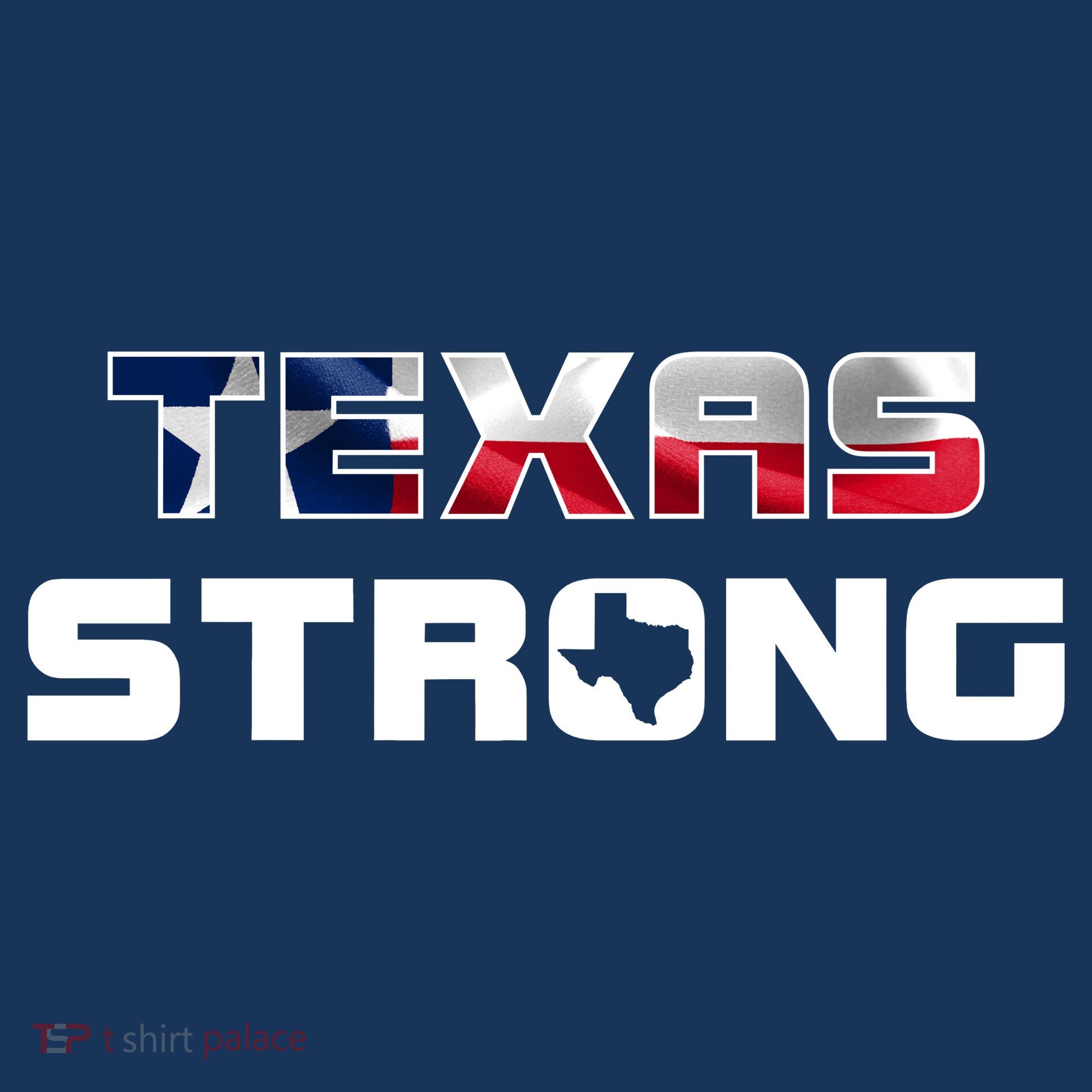 Texas Strong State Flag Logo Baby Bodysuit