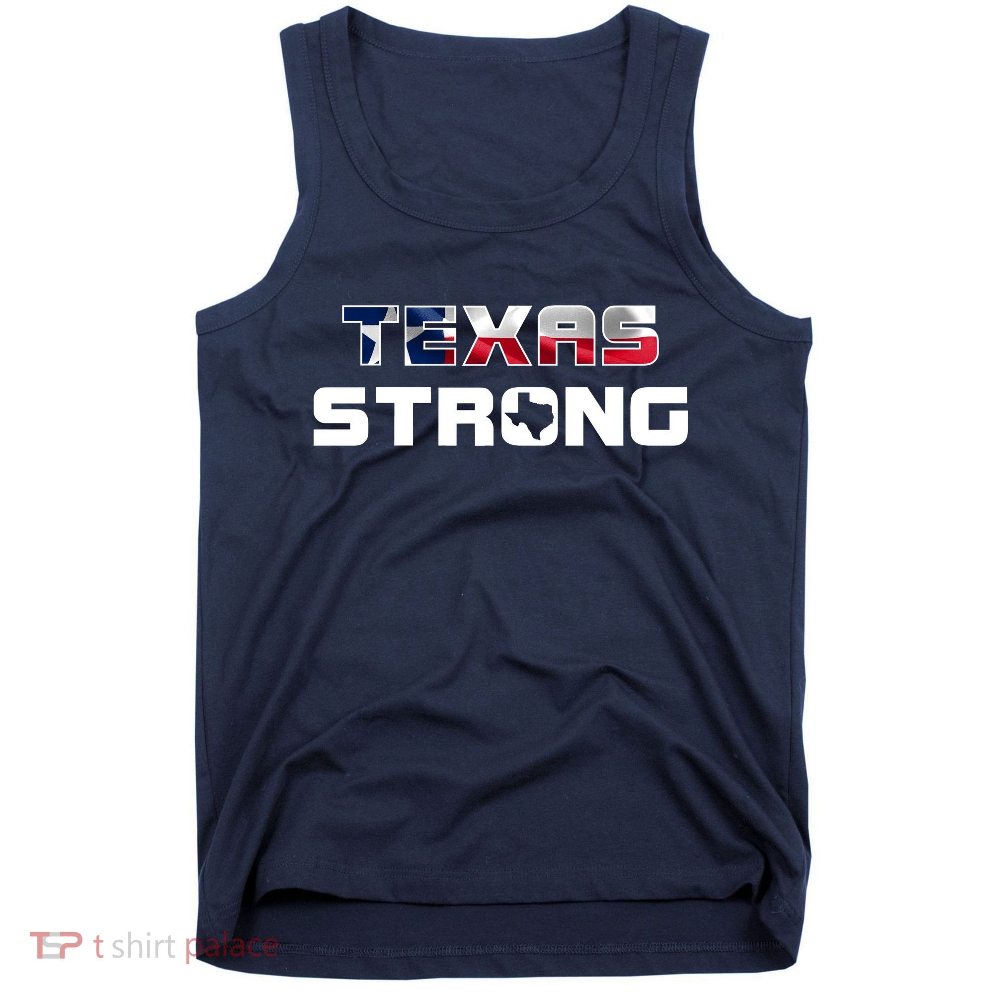 Texas Strong State Flag Logo Tank Top