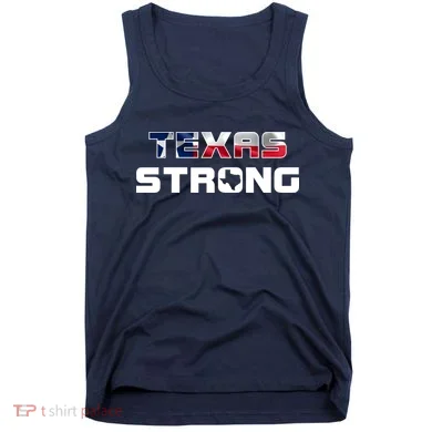 Texas Strong State Flag Logo Tank Top