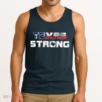 Texas Strong State Flag Logo Tank Top thumb 3