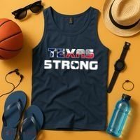 Texas Strong State Flag Logo Tank Top thumb 4