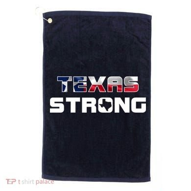 Texas Strong State Flag Logo Golf Towel