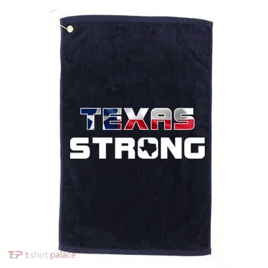 Texas Strong State Flag Logo Golf Towel