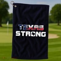 Texas Strong State Flag Logo Golf Towel thumb 1