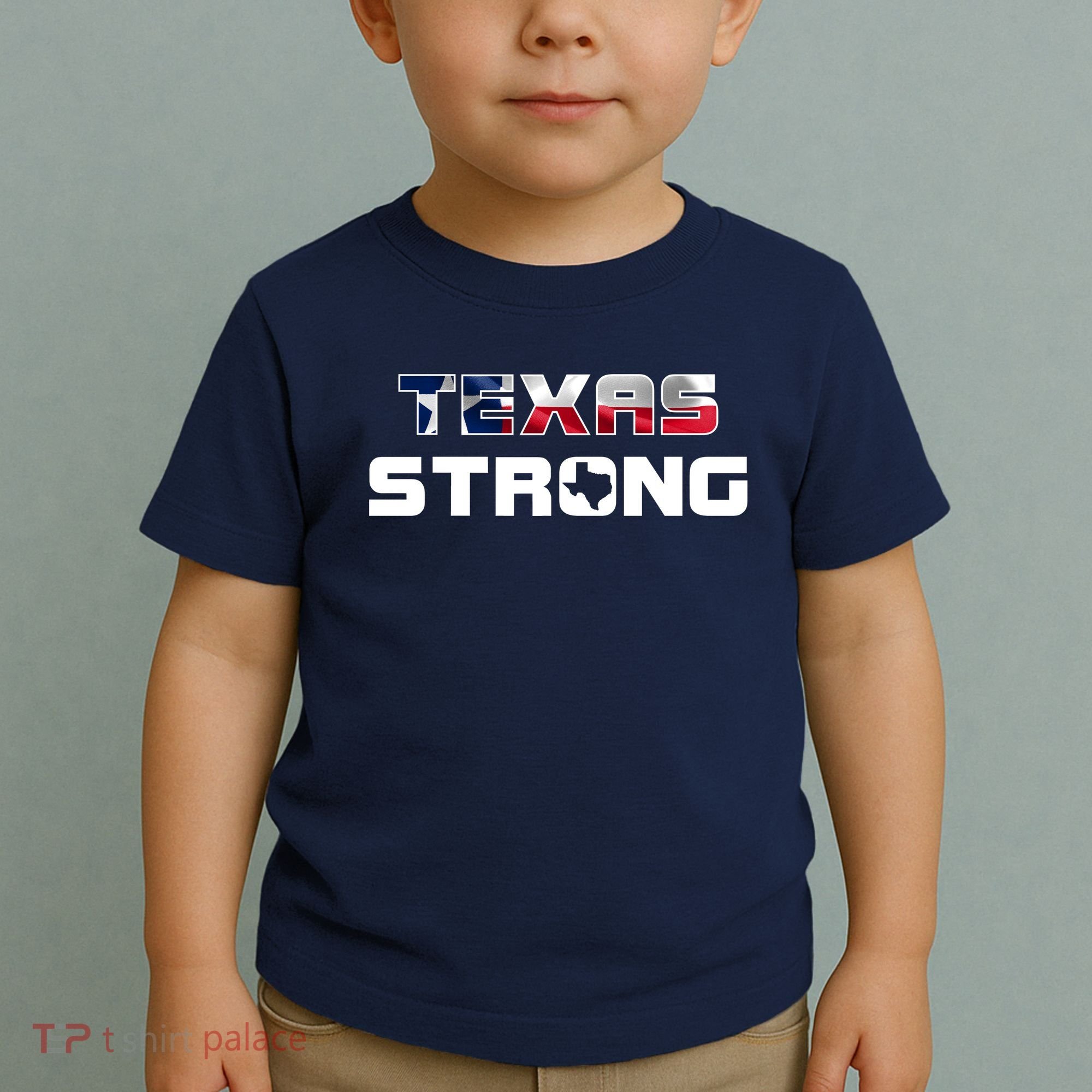 Texas Strong State Flag Logo Toddler T-Shirt