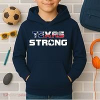 Texas Strong State Flag Logo Kids Hoodie thumb 2